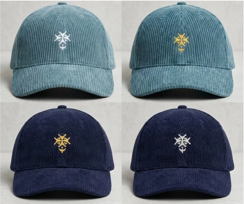 Casquette brodée